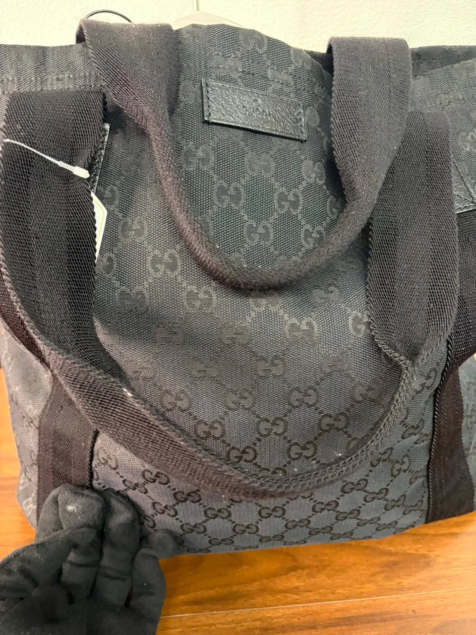 AJ-46 518/10 GUCCI GG CANVAS TOTE BAG view 5