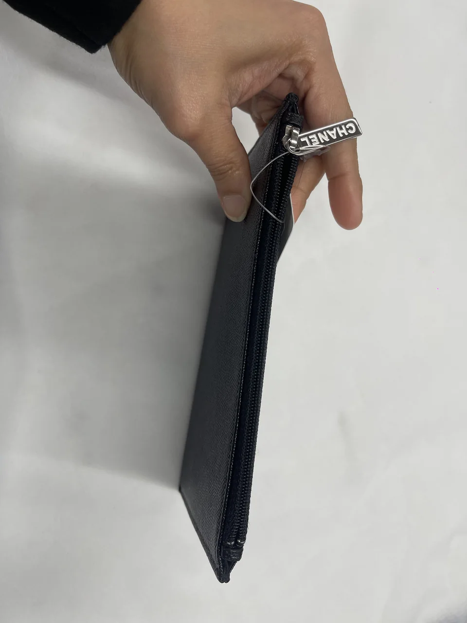 CHANEL CAVIAR ZIP CARD CASE (29 SERIAL CODE) view 6