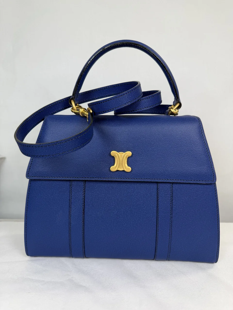 CELINE TRIOMPHE HANDBAG (BLUE)