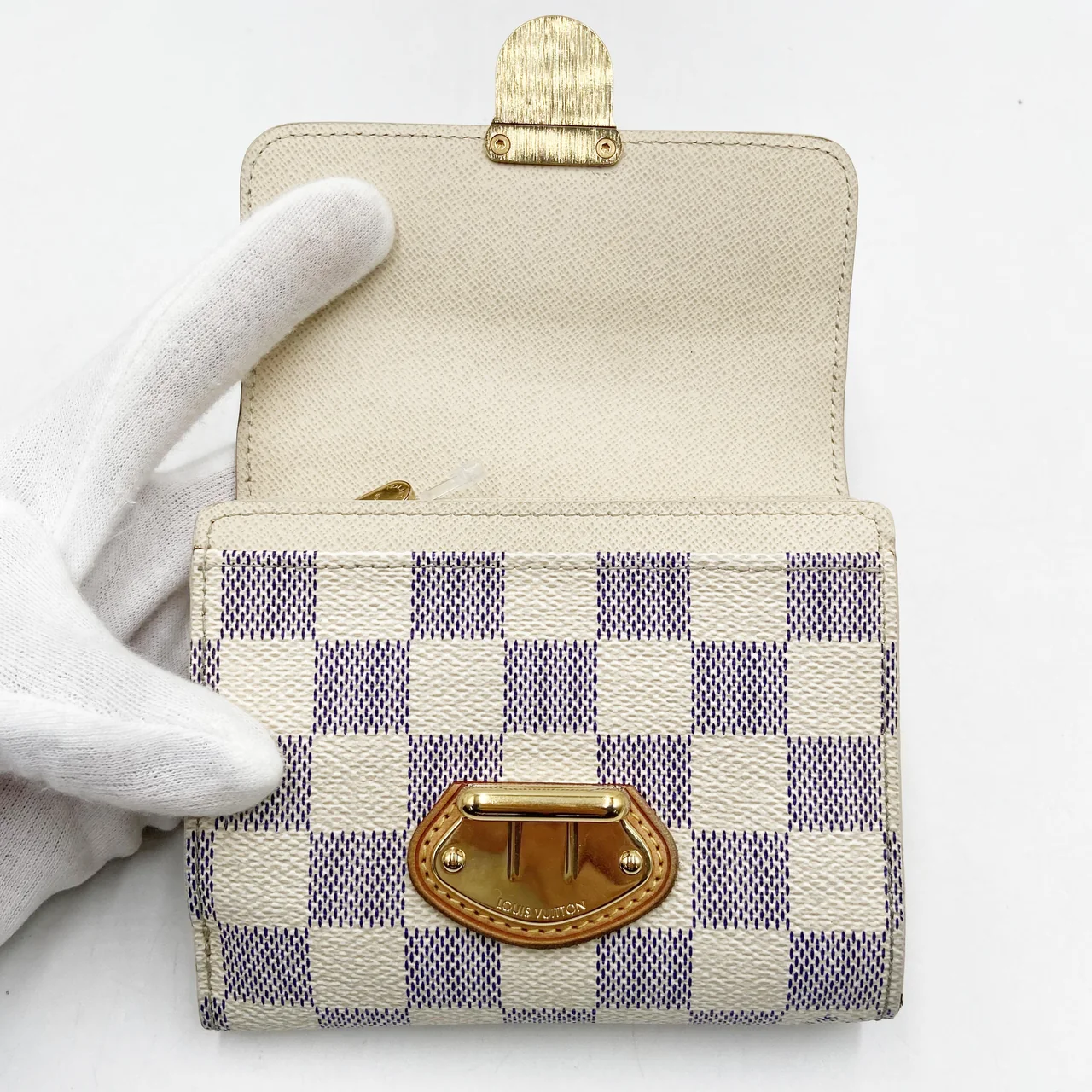 LV DAMIER AZURE PORTEFEUILLE JOY view 9