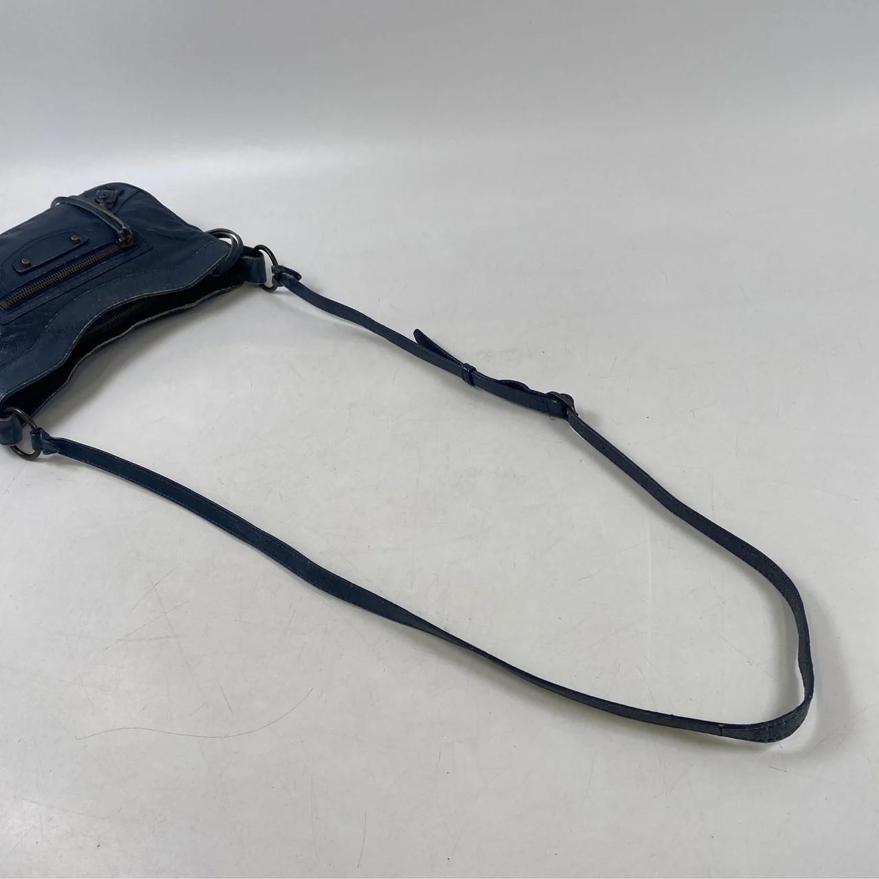 BALENCIAGA THE HIP SHOULDER BAG (BLUE) view 13