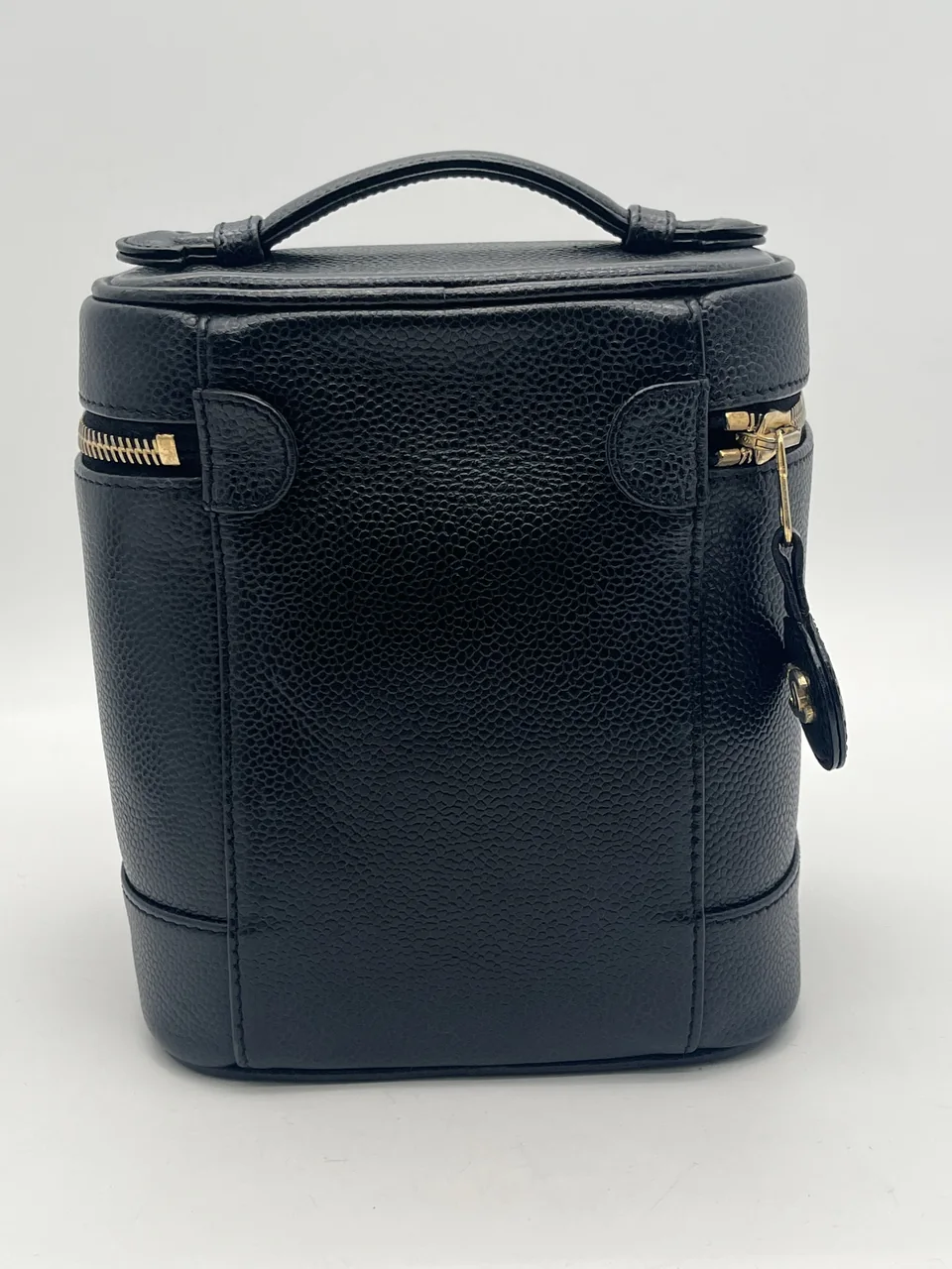 CHANEL CAVIAR COCO MARK VANITY BAG view 4