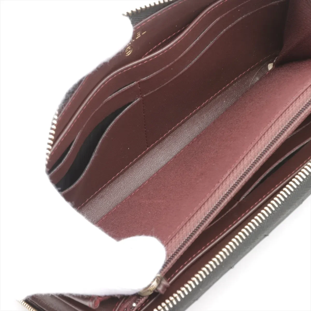 CHANEL LAMB SKIN V-STITCH WALLET (23 SERIAL CODE) view 5