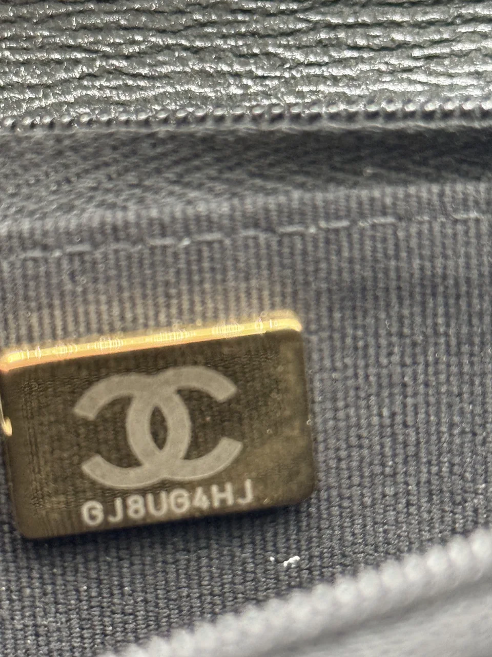 CHANEL LAMB SKIN TOP HANDLE WALLET-ON-CHAIN view 14