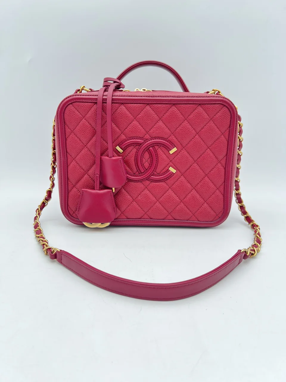 CHANEL CAVIAR CC FILIGREE (26 SERIAL CODE)