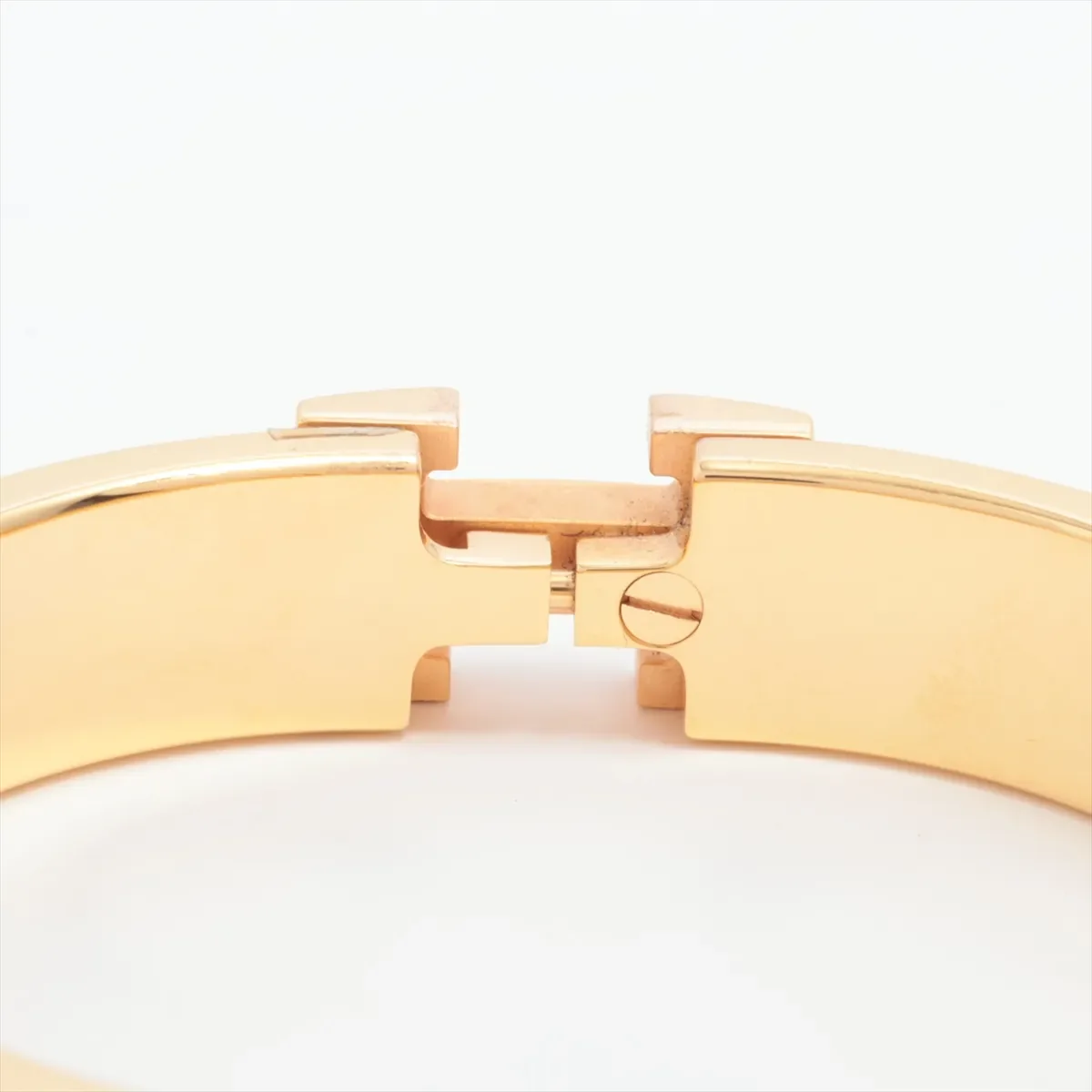 HERMES CLIC H (WHITE/GOLD) view 4