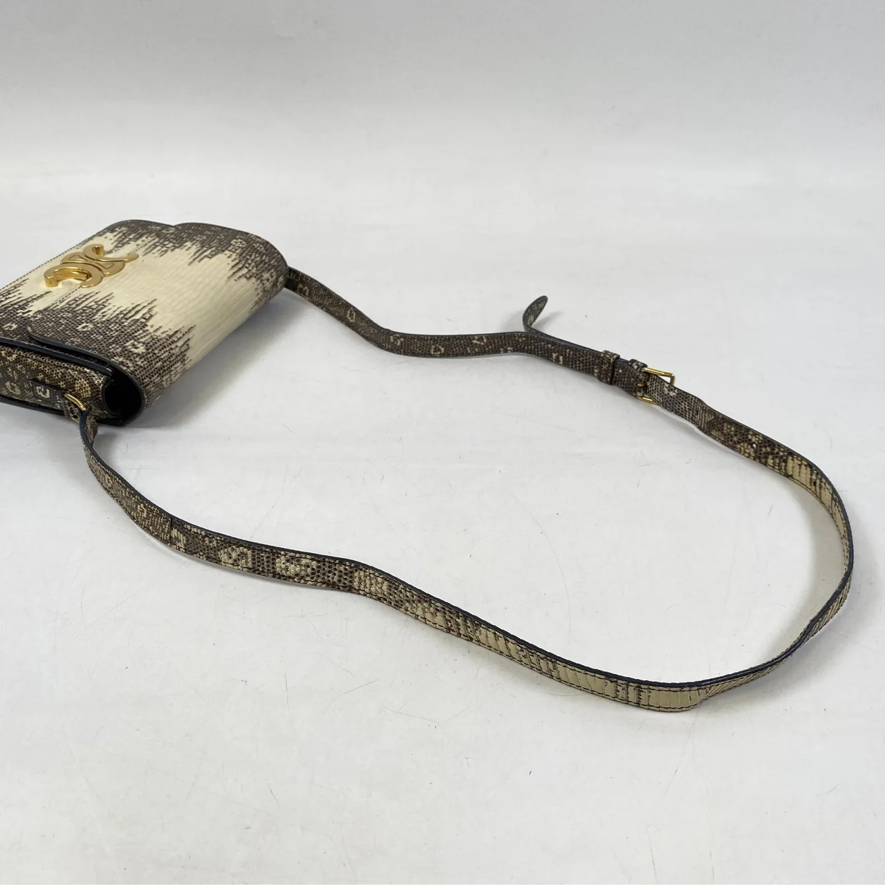 CELINE LIZARD TEEN TRIOMPHE SHOULDER BAG view 26