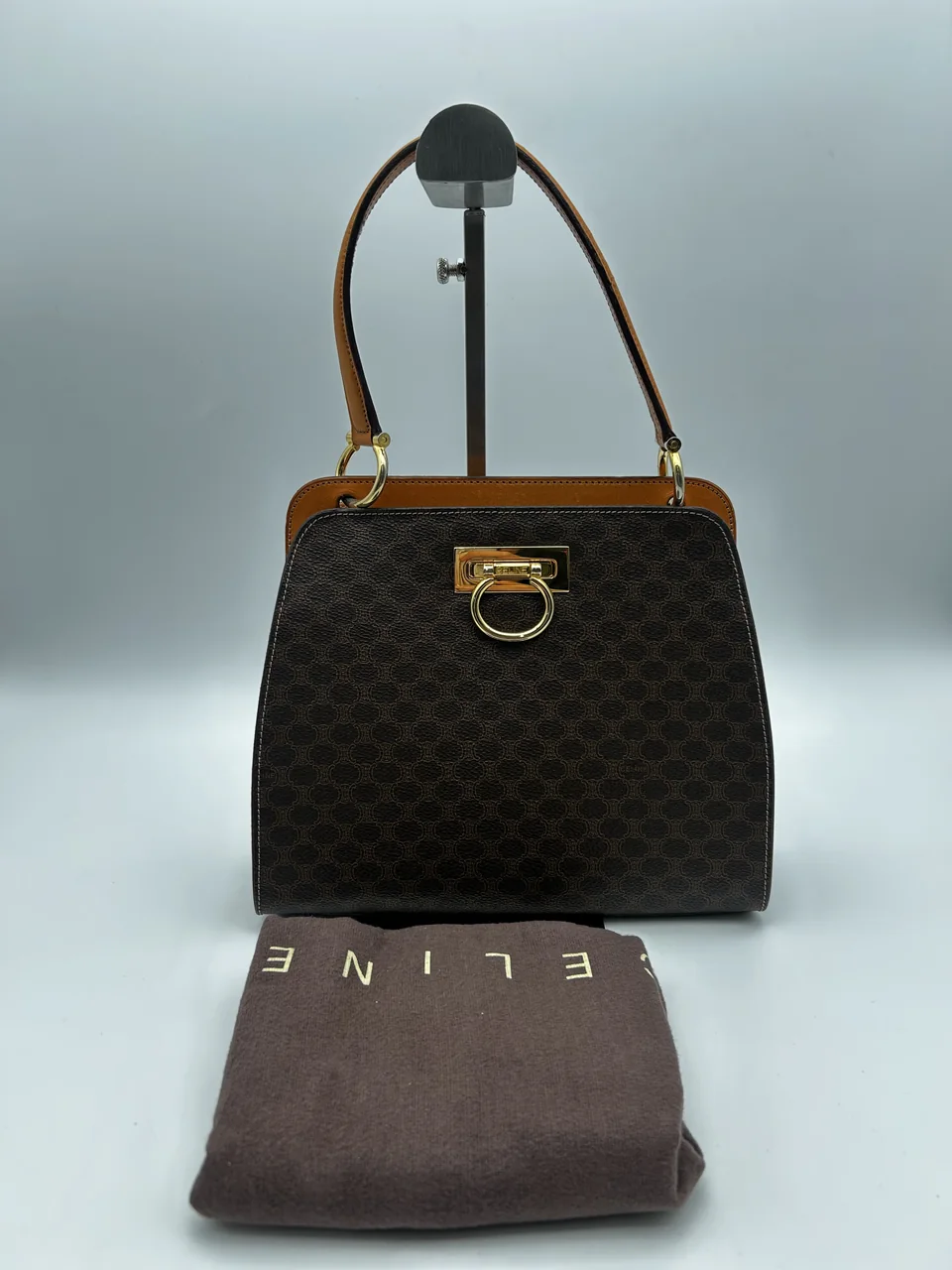 CELINE MACADAM VINTAGE (BROWN) view 2