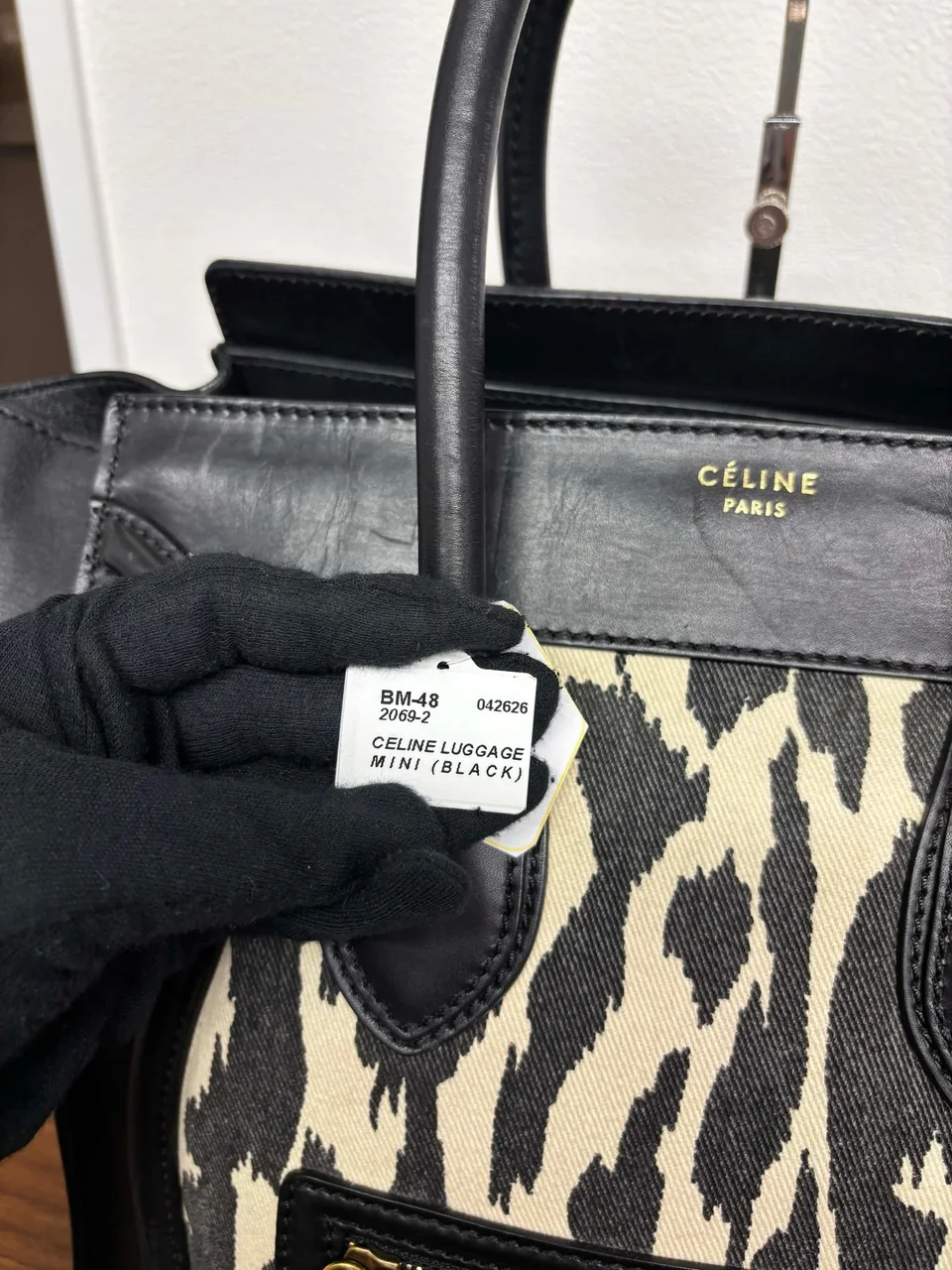 CELINE LUGGAGE MINI (BLACK) view 3