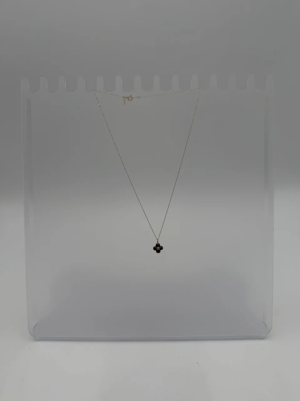 K18 BLACK DIAMOND NECKLACE BFD0.92CT FD0.08CT 2.1G hover