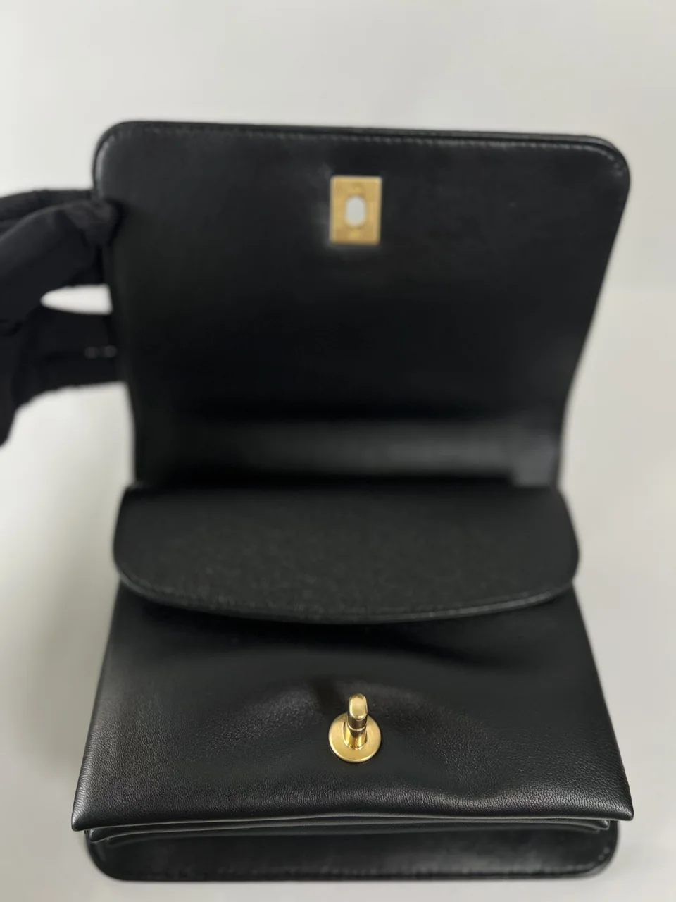 CHANEL CAVIAR MATELASSE FULL FLAP TOP HANDLE view 14