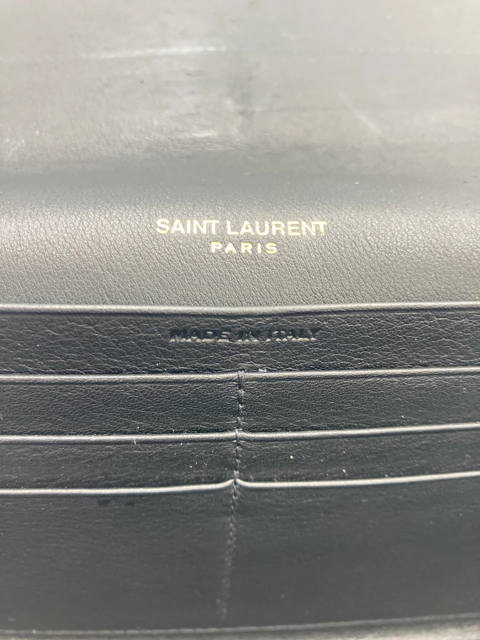 SAINT LAURENT LONG WALLET (BLACK) view 14