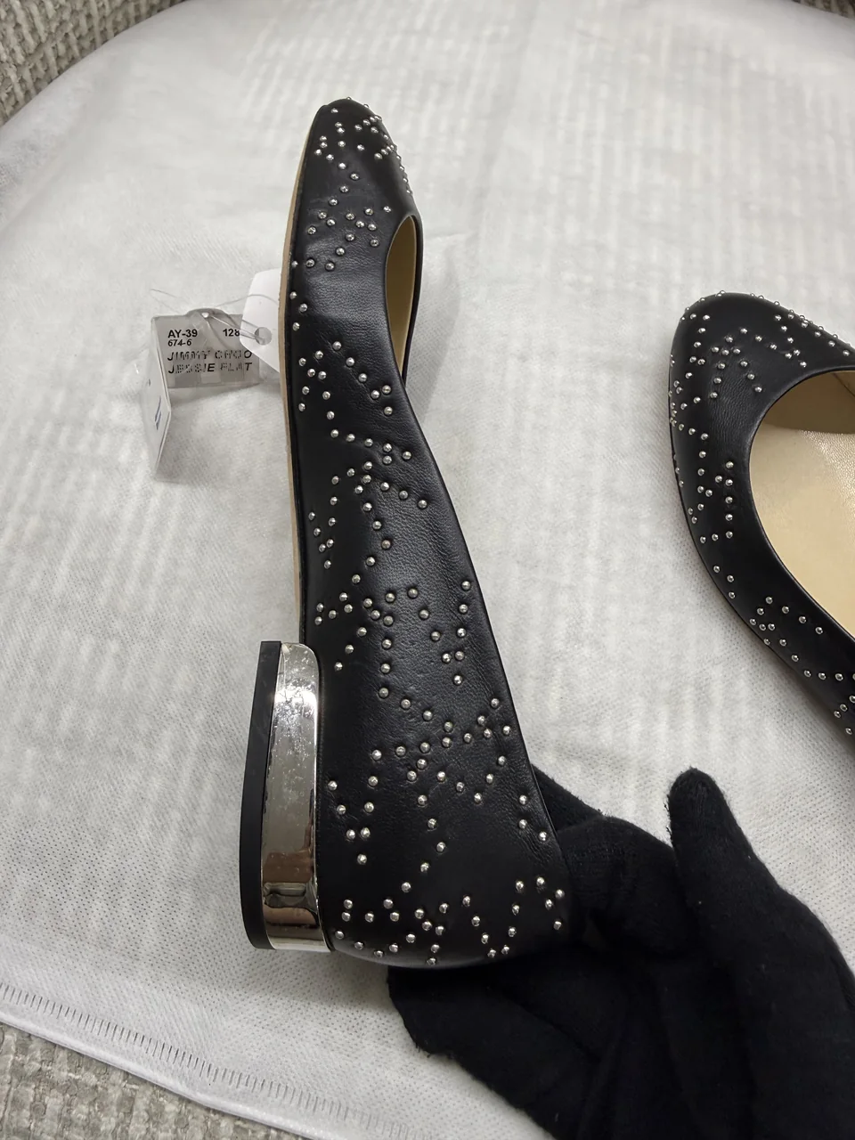 JIMMY CHOO JESSIE FLAT view 8