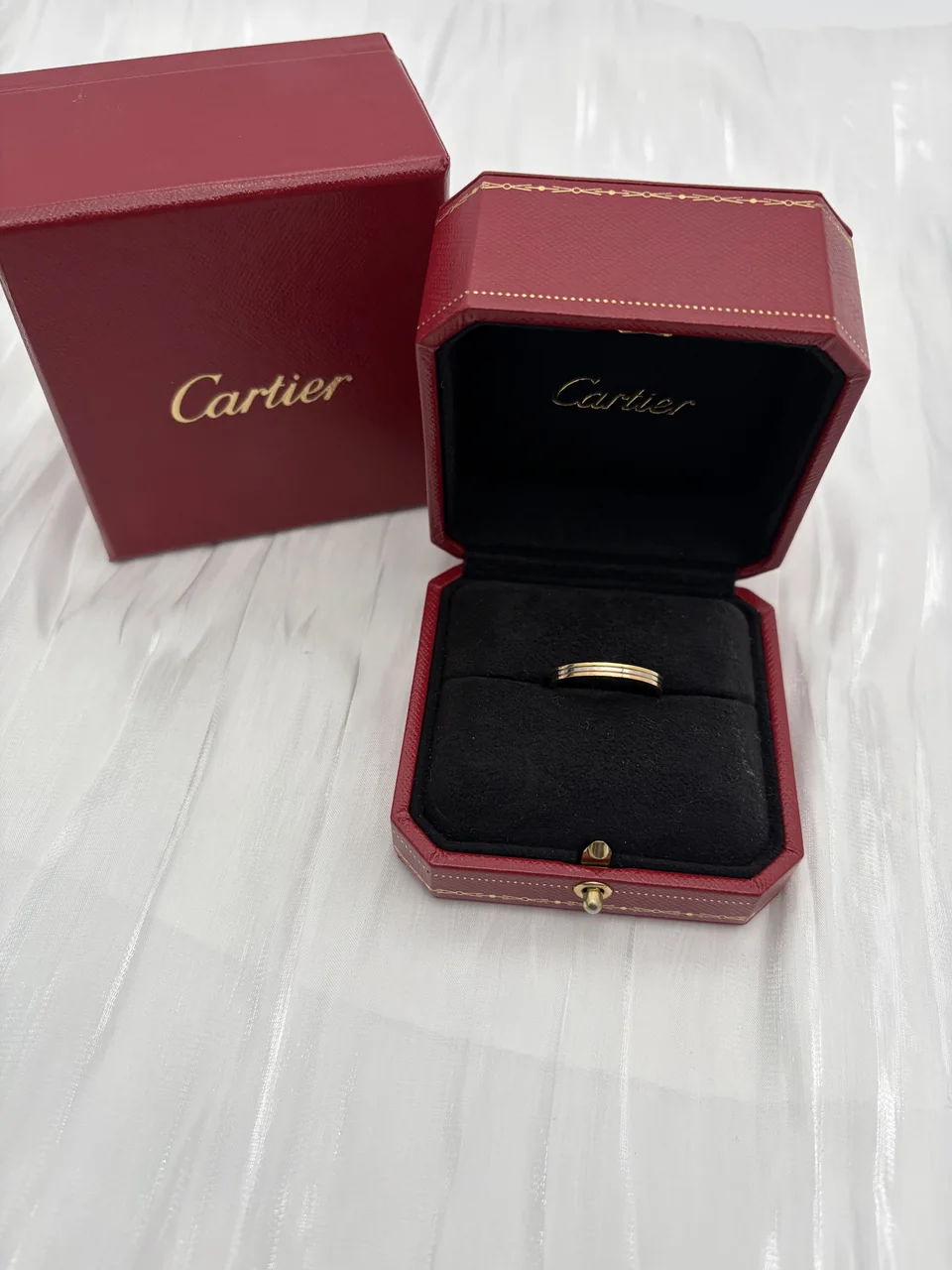 750 CARTIER VENDOME TRICOLOR RING