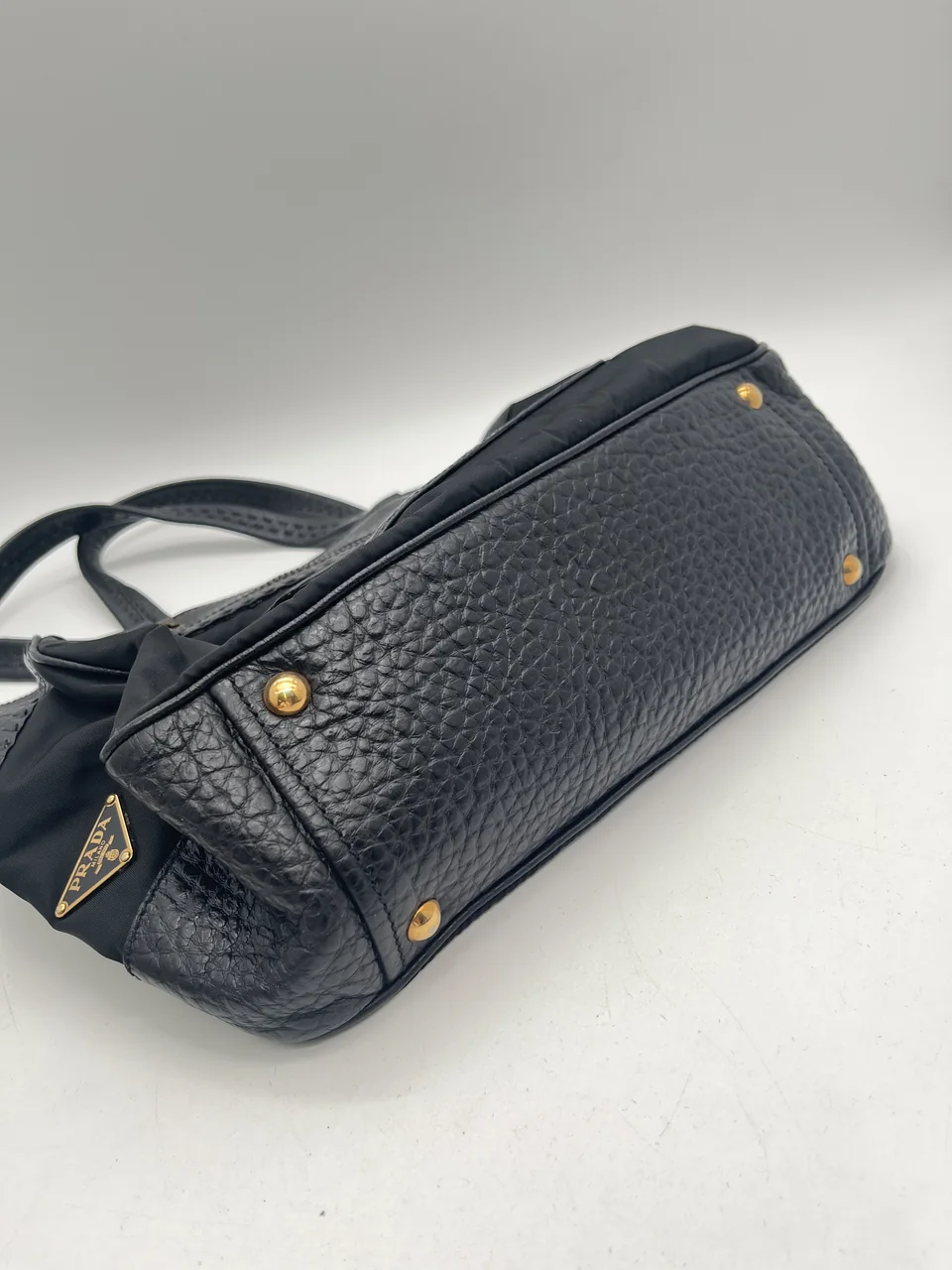 PRADA TESSUTO TOTE BAG (BLACK) view 5