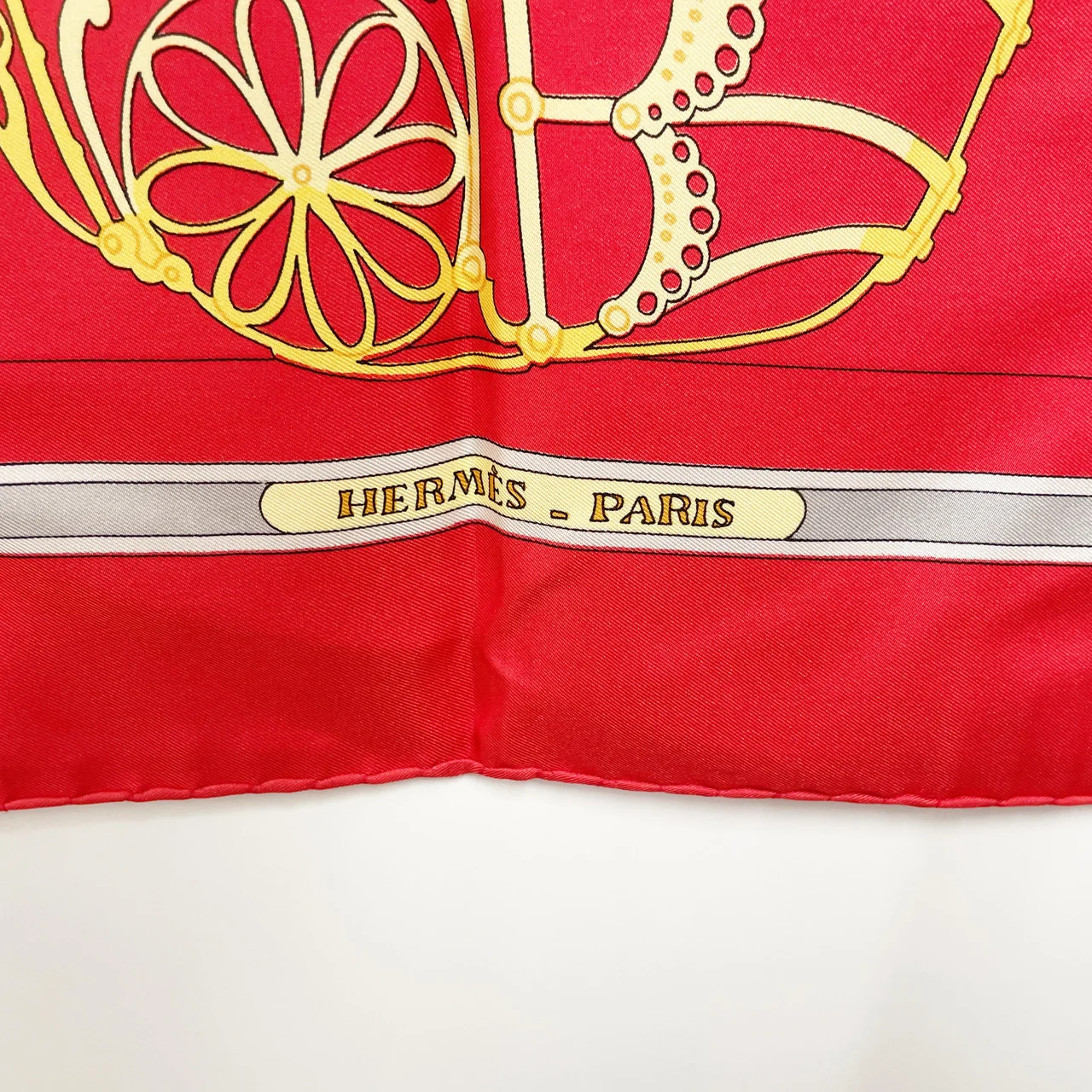 HERMES SCARF (RED) view 3