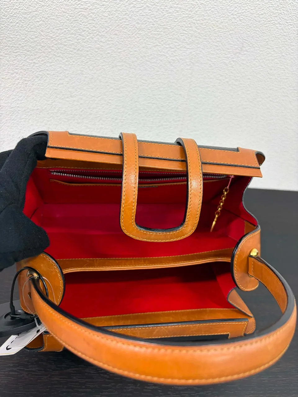 CELINE OLD CELINE HANDBAG (BLACK) view 7