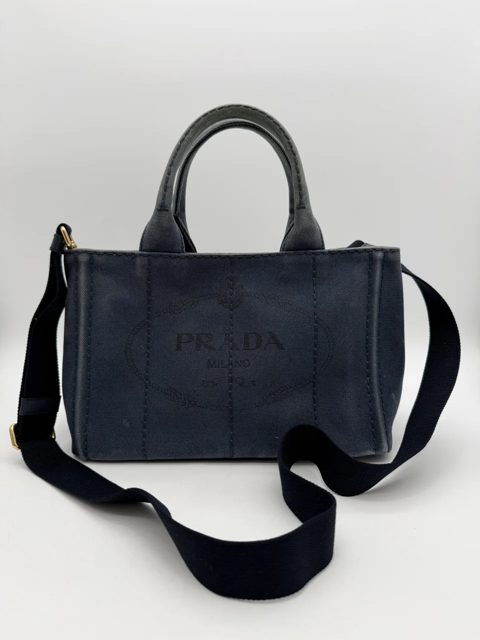 PRADA CANAPA TWO-WAY BAG hover