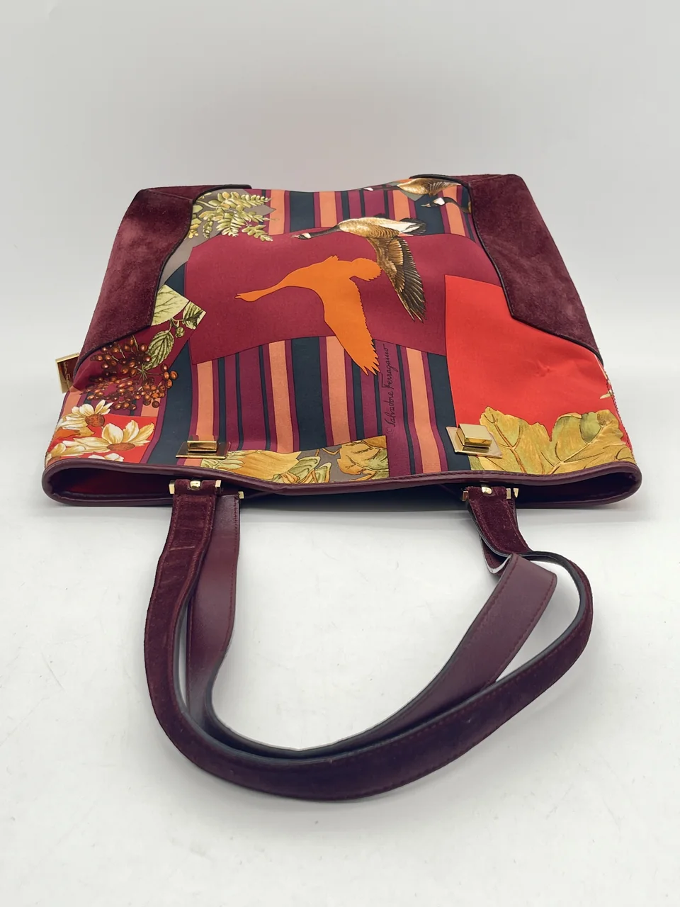 SALVATORE FERRAGAMO SCARF TOTE BAG view 12