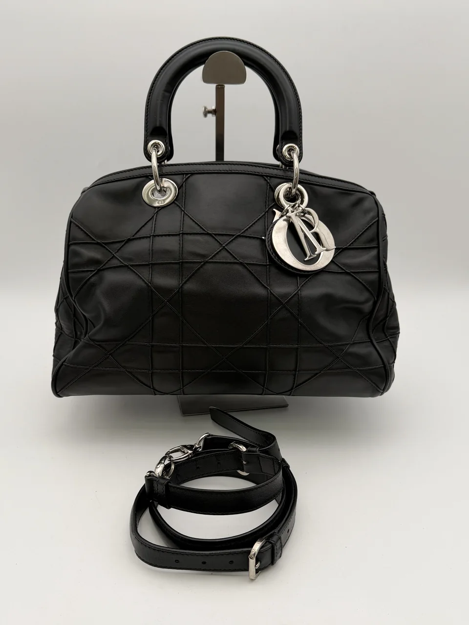 DIOR GRANVILLE CANAGE TWO-WAY BAG (BLACK)