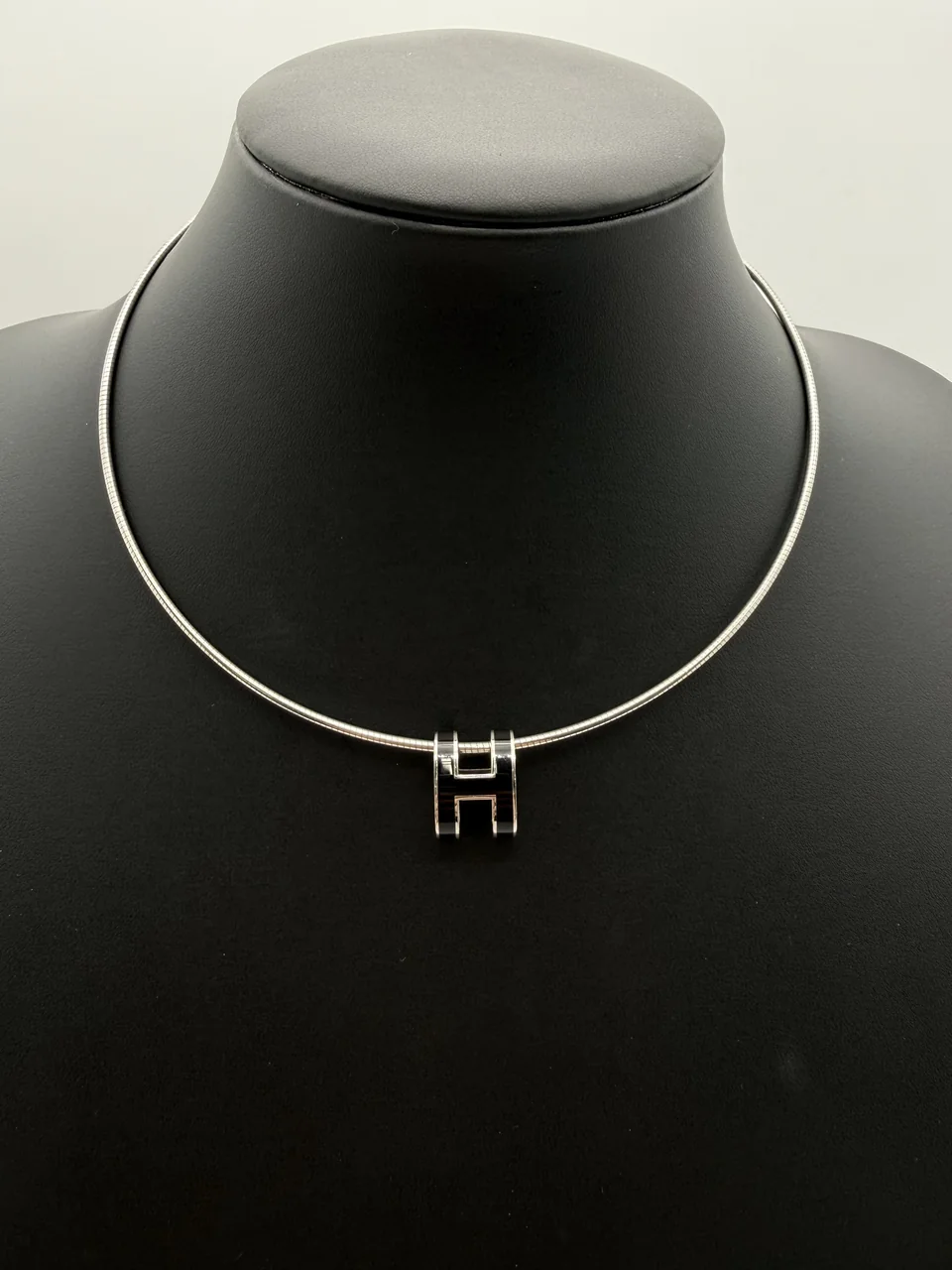 HERMES H CUBE NECKLACE