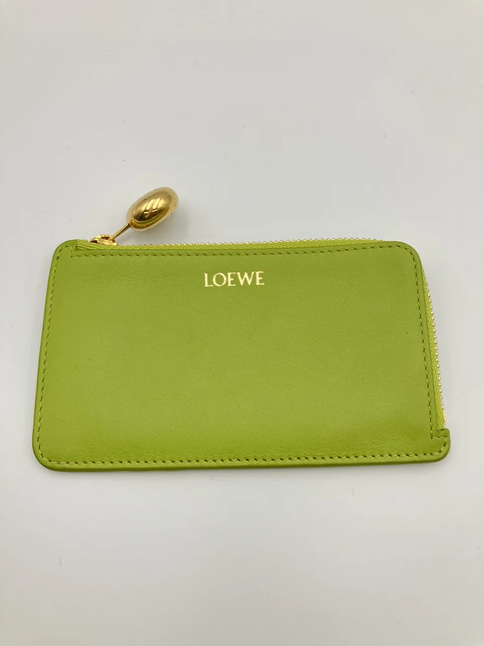 LOEWE COIN&CARD HOLDER (GREEN)