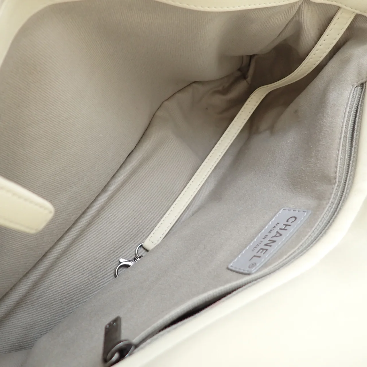 CHANEL LAMB SKIN MATELASSE TWO-WAY BAG view 8