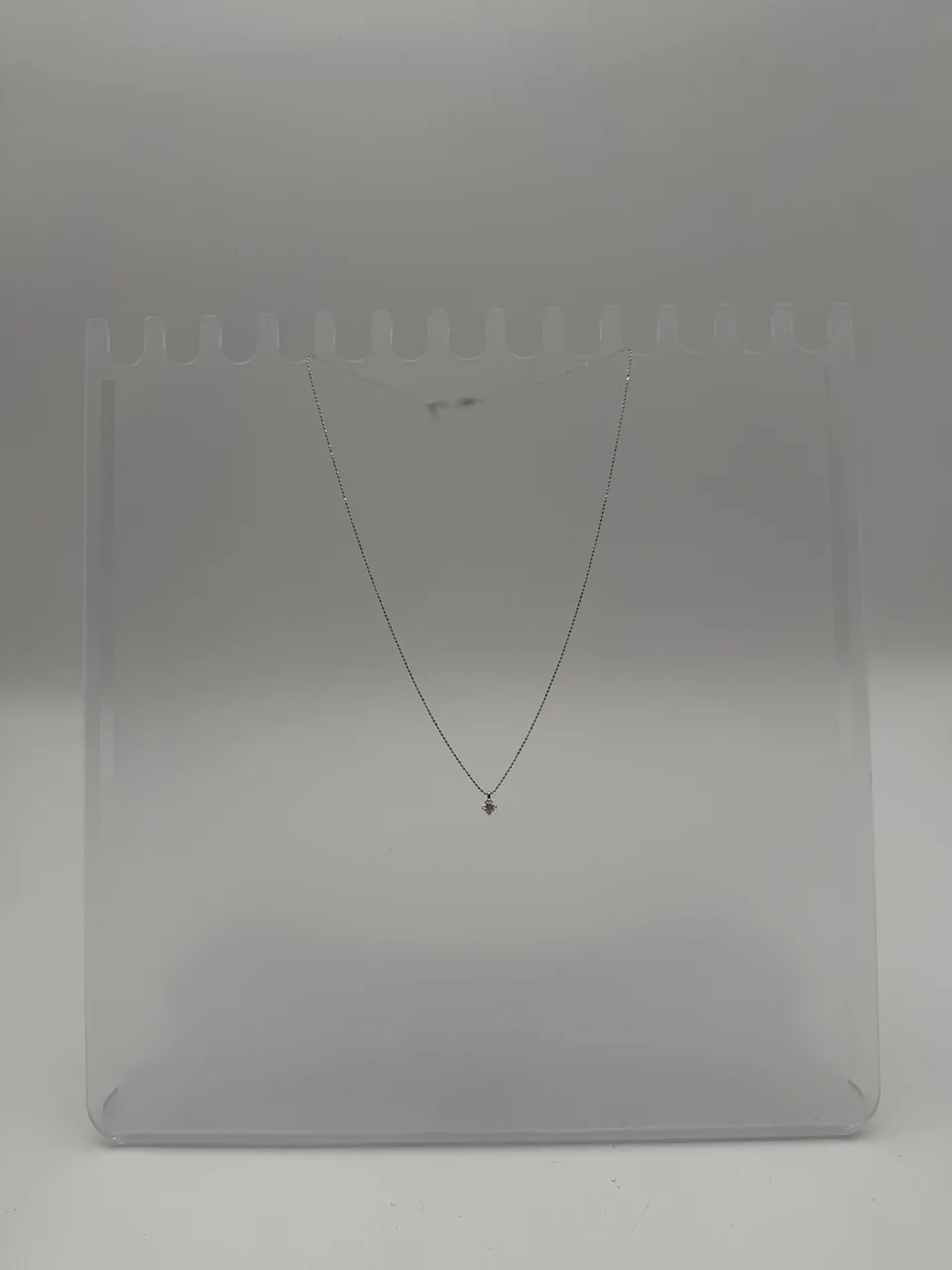 K18WG DIAMOND NECKLACE D0.277CT 1.7G hover
