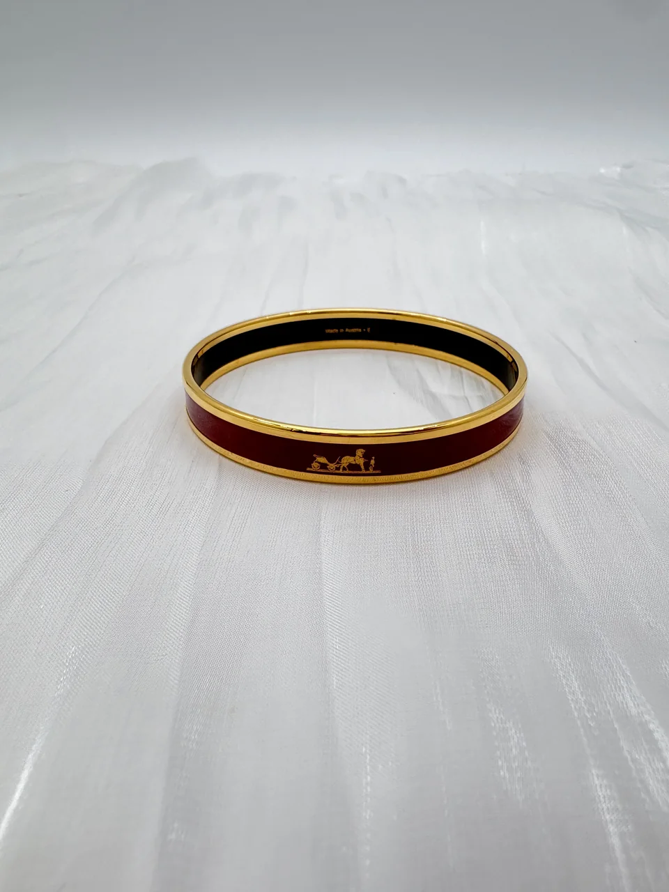 HERMES EMAILLE BANGLE HERMES