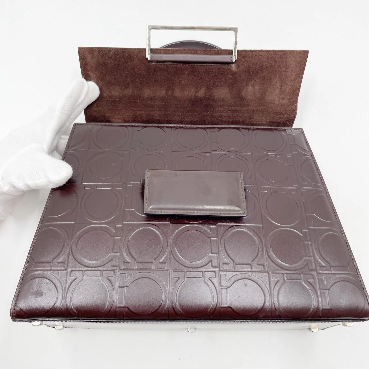 SALVATORE FERRAGAMO HANDBAG (ESPRESSO) view 8