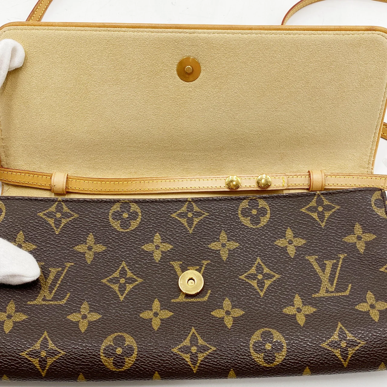 LV MONOGRAM POCHETTE TWIN GM view 7